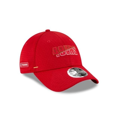 San Francisco 49ers Gorra | New Era NFL Official Summer Sideline Stretch Snap 9forty Snapback Cap Mexico - Rojos